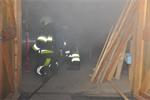 Oefening Schuurbrand Groningerstreek Stroobos